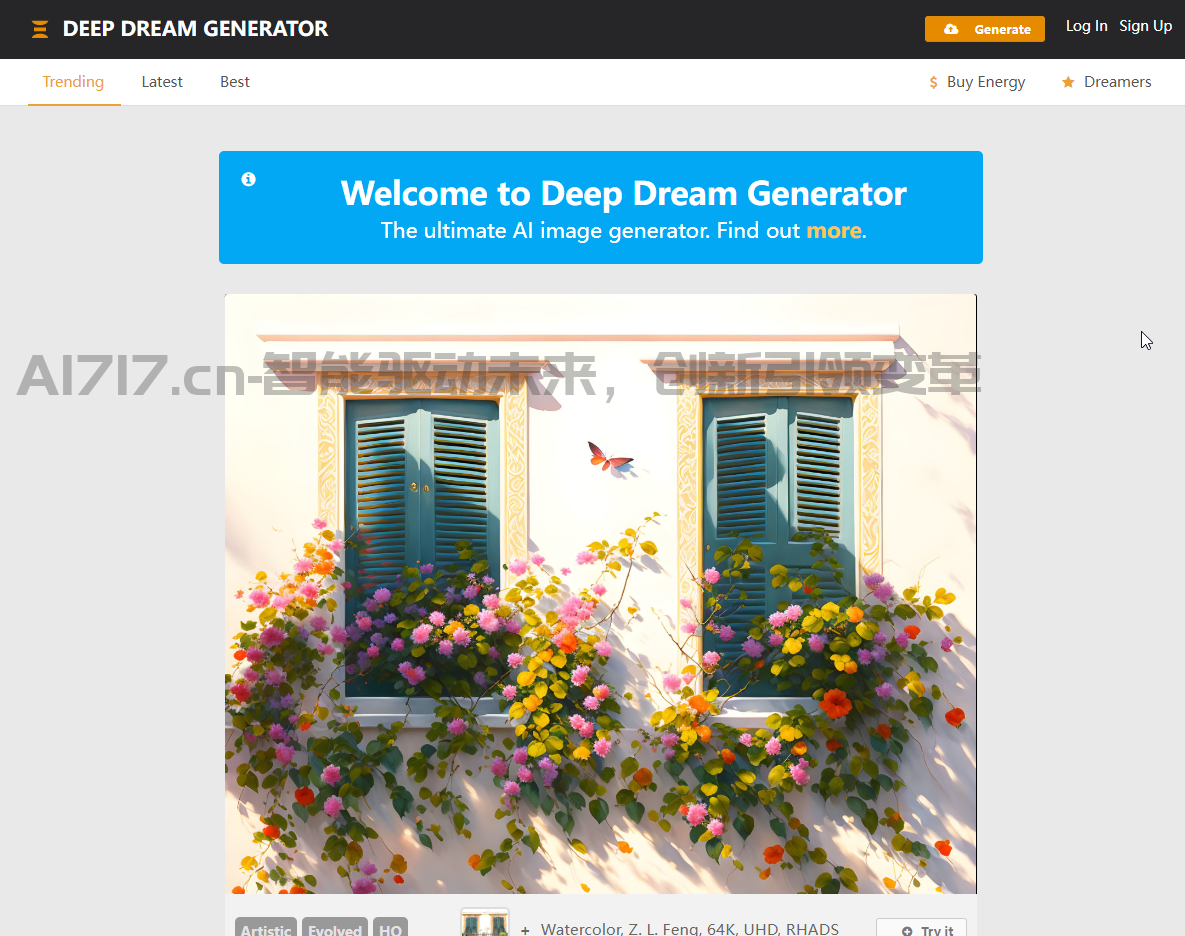Deep Dream Generator